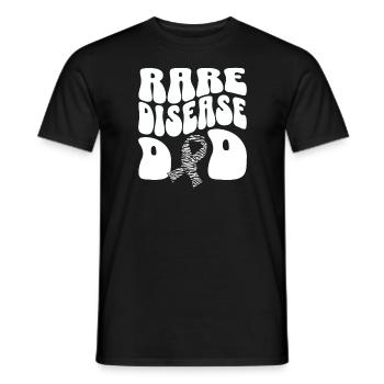 Bewusstsein für seltene Krankheiten: Vater für Män - Männer T-Shirt - Schwarz - Vorne - AI Model Male 178 light (178cm)