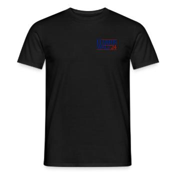 Harris Walz 24 Kamala Harris 2024 Präsident Harris - Männer T-Shirt - Schwarz - Vorne - AI Model Male 178 light (178cm)