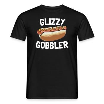 Glizzy Gobbler Lustiger Hotdog-Liebhaber 4. Juli - Männer T-Shirt - Schwarz - Vorne - AI Model Male 178 light (178cm)