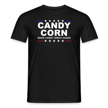 Candy Corn macht Süßigkeiten wieder großartig Hall - Männer T-Shirt - Schwarz - Vorne - AI Model Male 178 light (178cm)
