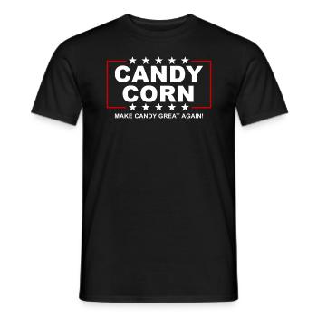 Candy Corn macht Süßigkeiten wieder großartig Hall - Männer T-Shirt - Schwarz - Vorne - AI Model Male 178 light (178cm)