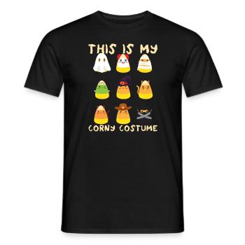 Das ist mein kitschiges Halloween-Kostüm für Kinde - Männer T-Shirt - Schwarz - Vorne - AI Model Male 178 light (178cm)