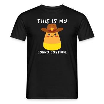 Das ist mein abgedroschenes Cowboy-Candy-Corn-Kost - Männer T-Shirt - Schwarz - Vorne - AI Model Male 178 light (178cm)