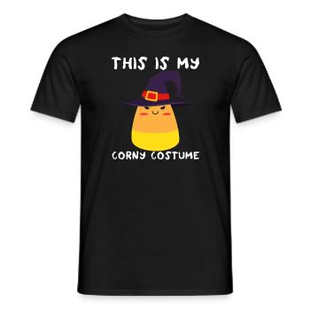 Das ist mein kitschiges Kostüm für Kinder, Hexe, Z - Männer T-Shirt - Schwarz - Vorne - AI Model Male 178 light (178cm)