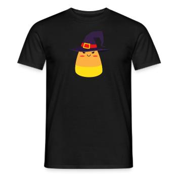 Candy Corn Hexenkostüm für Kinder, Hexe Candy Corn - Männer T-Shirt - Schwarz - Vorne - AI Model Male 178 light (178cm)