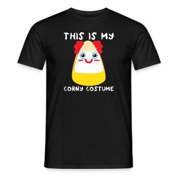 Das ist mein kitschiges Kostüm für Kinder Clown Ca - Männer T-Shirt - Schwarz - Vorne - AI Model Male 178 light (178cm)