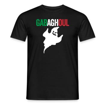 Gabaghoul Italienisches Halloween Gabagool Gabagho - Männer T-Shirt - Schwarz - Vorne - AI Model Male 178 light (178cm)