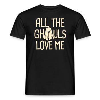 Tous Les goules m’aiment Enfants Garçons Tout-petit Hal - T-shirt homme - noir - Devant - AI Model Male 178 light (178cm)