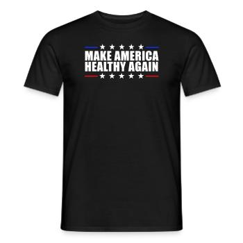 Machen Sie Amerika wieder gesund, MAHA - Männer T-Shirt - Schwarz - Vorne - AI Model Male 178 light (178cm)