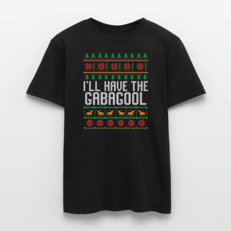 Ich werde den Gabagool-Weihnachtspullover Gabagool Männer T-Shirt