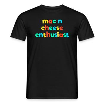 Mac N Cheese Enthusiast Kid Core Funny Brat GKen - Men's T-Shirt - black - Front - AI Model Male 178 light (178cm)