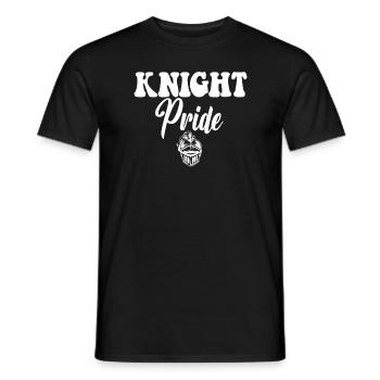 Knights Sports Team der Knight Pride High School - Männer T-Shirt - Schwarz - Vorne - AI Model Male 178 light (178cm)
