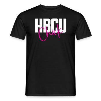 HBCU Chick Black History Women's HBCU - Men's T-Shirt - black - Front - AI Model Male 178 light (178cm)