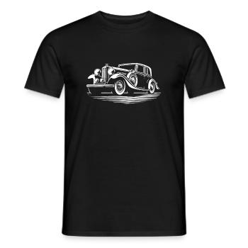 Elegance on wheels - Men's T-Shirt - black - Front - AI Model Male 178 light (178cm)