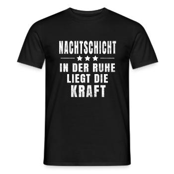 Night Shift T-shirt - T-shirt homme - noir - Devant - AI Model Male 178 light (178cm)