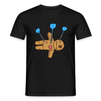 Darts Voodoo Poupée Dart Chemise Cadeau - T-shirt homme - noir - Devant - AI Model Male 178 light (178cm)