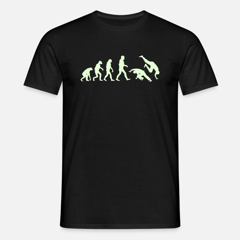 Capoeira Evolution logo - Männer T-Shirt - Schwarz