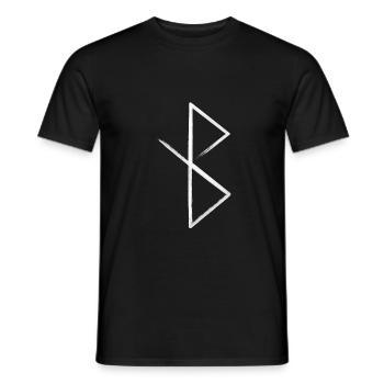 Guérison rune nordique viking guerrier cadeau - T-shirt homme - noir - Devant - AI Model Male 178 light (178cm)