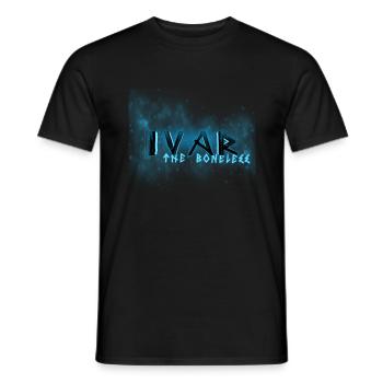 Ivar the boneless gift norse viking myth - Men's T-Shirt - black - Front - AI Model Male 178 light (178cm)