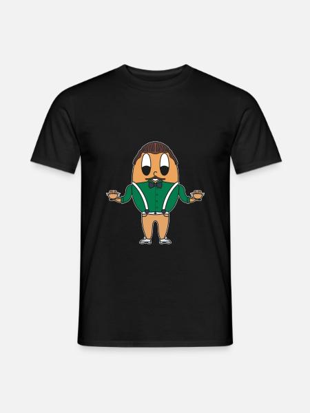 Italian egg - Men's T-Shirt - black