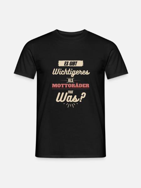 Motorrad Spruch - Männer T-Shirt - Schwarz