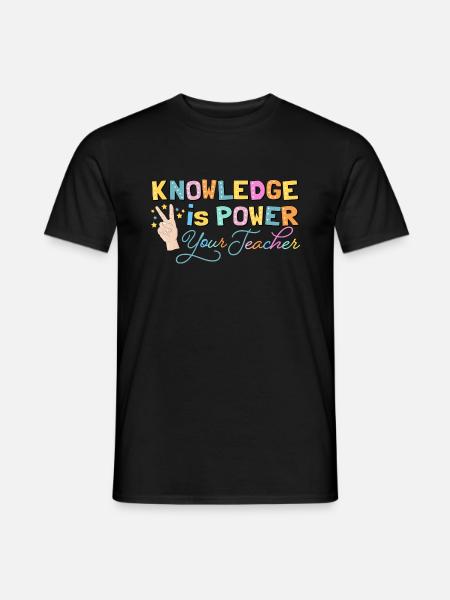 Lehrer - Männer T-Shirt - Schwarz