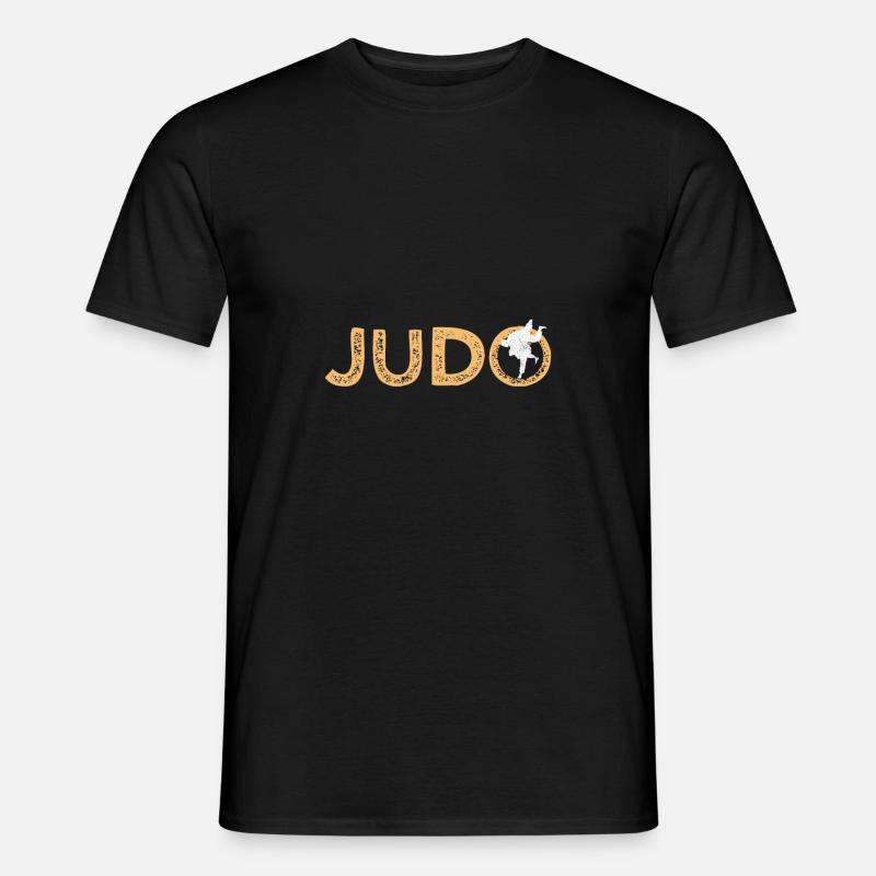Judo - Männer T-Shirt - Schwarz