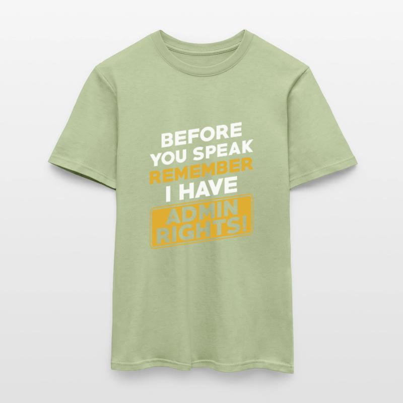 Administrator Informatiker Programmierer Admin Männer T-Shirt