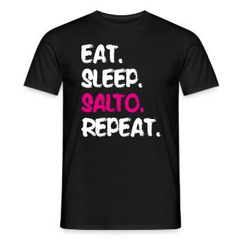 Salto Turner Gift Artistic Gymnastics Equipment Gymnastics - Men's T-Shirt - black - Front - AI Model Male 178 light (178cm)