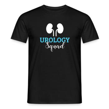 Urology Squad, Nurse Dialysis Urology - Men's T-Shirt - black - Front - AI Model Male 178 light (178cm)
