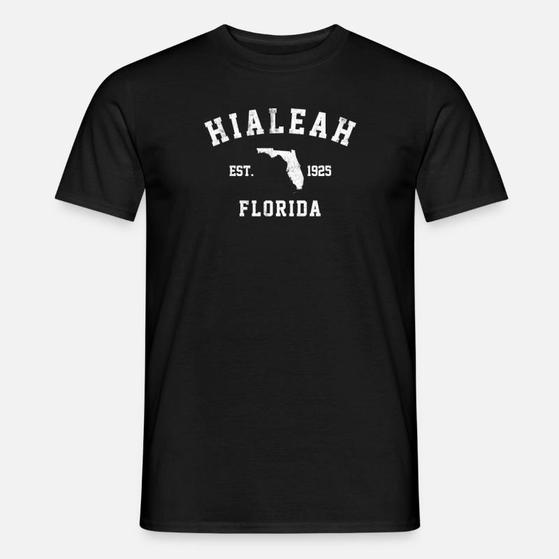 Hialeah florida Hialeah - Men's T-Shirt - black