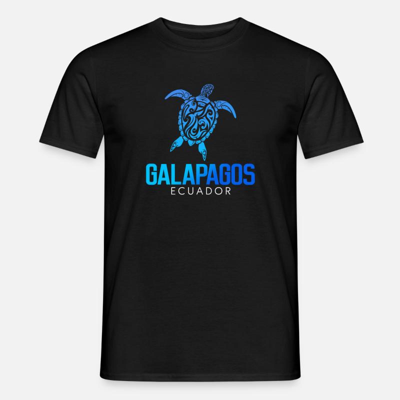 Galapagos ecuador, galapagos - Men's T-Shirt - black