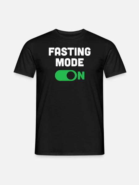 Fasting Mode On - Men's T-Shirt - black