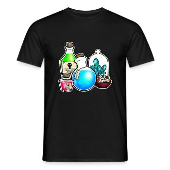 Witch's Kitchen - Männer T-Shirt - Schwarz - Vorne - AI Model Male 178 light (178cm)