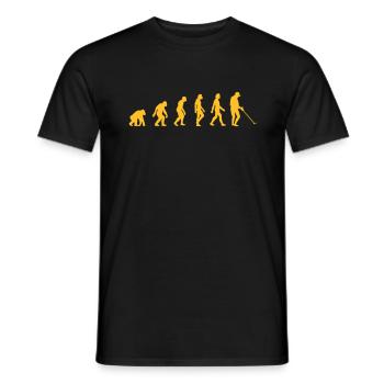 Sonde d’évolution, Chasseur de trésors, Détecteur de métaux - T-shirt homme - noir - Devant - AI Model Male 178 light (178cm)