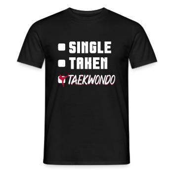 TKD Korean Martial Arts Tae Kwon - Männer T-Shirt - Schwarz - Vorne - AI Model Male 178 light (178cm)