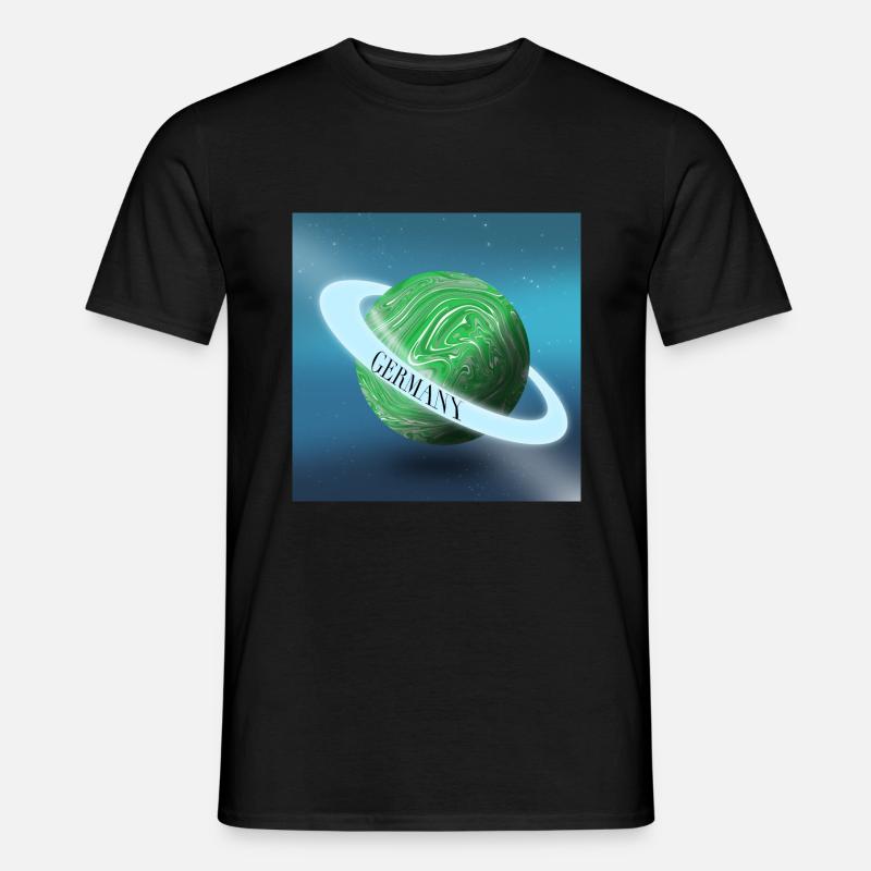 German World - Männer T-Shirt - Schwarz