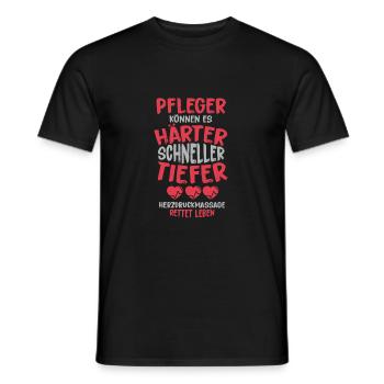 Infirmier - T-shirt homme - noir - Devant - AI Model Male 178 light (178cm)