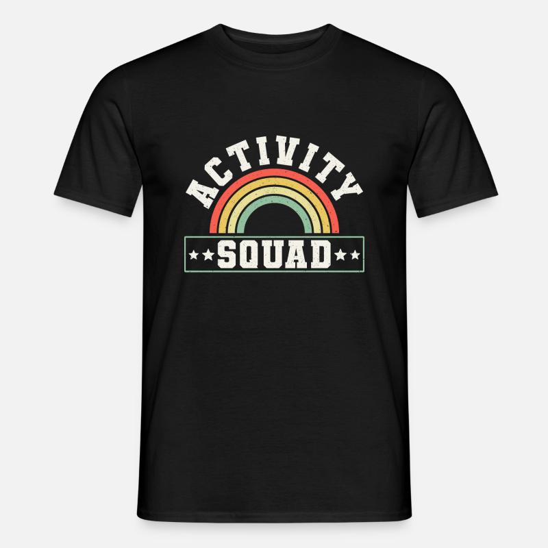Activity Assistant Squad Team - Männer T-Shirt - Schwarz