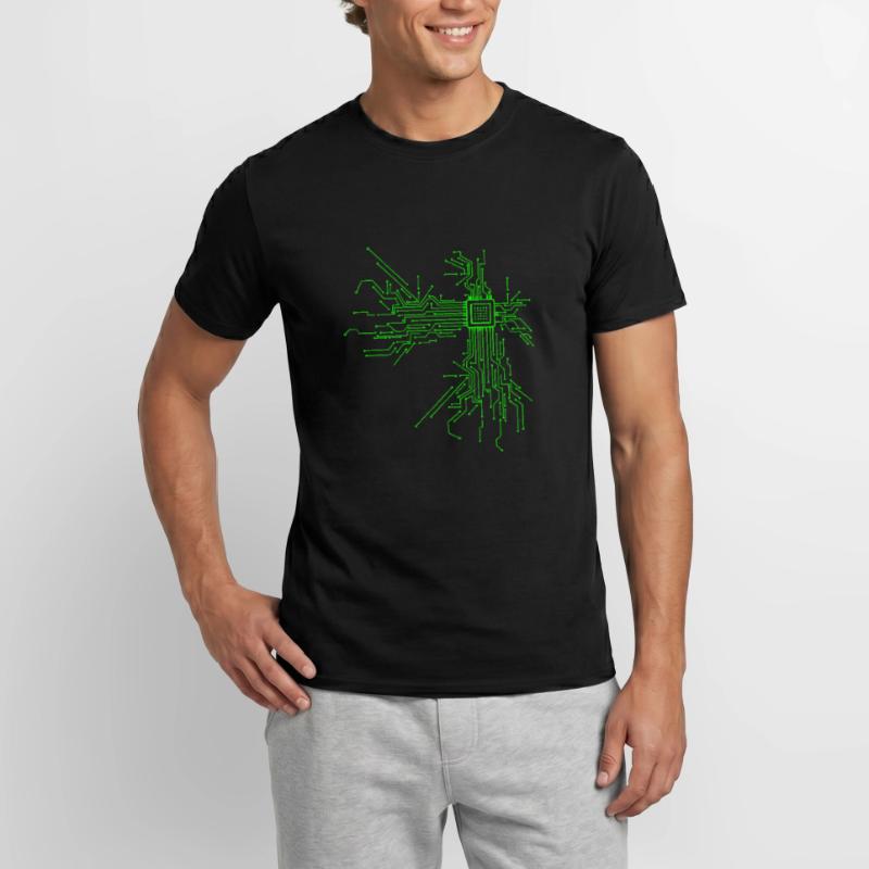 Cpu computer nerd informaticien programmeur " T-shirt homme