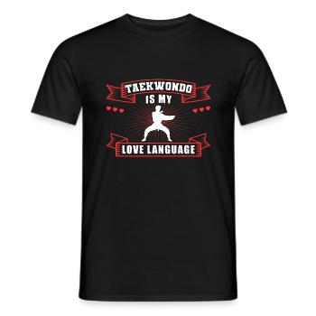 TKD Korean Martial Arts Tae Kwon - Männer T-Shirt - Schwarz - Vorne - AI Model Male 178 light (178cm)