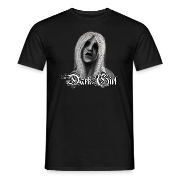 Dark Girl Gothic - Men's T-Shirt - black - Front - AI Model Male 178 light (178cm)