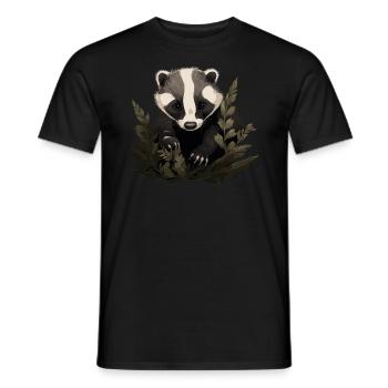 Baby Stinktier Skunk - Männer T-Shirt - Schwarz - Vorne - AI Model Male 178 light (178cm)