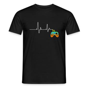 Game - T-shirt homme - noir - Devant - AI Model Male 178 light (178cm)