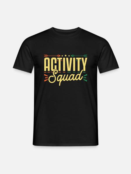 Activity Squad Activity Director - Männer T-Shirt - Schwarz