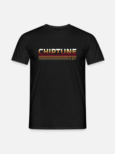 Chiptune - 8 Bit - Music und Gaming - Männer T-Shirt - Schwarz