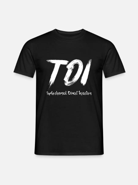 TDI Turbocharged Injection Direct Shirt Shirt - T-shirt homme - noir
