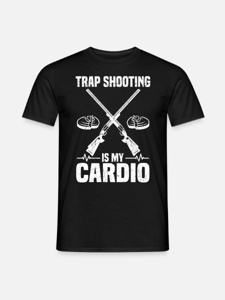 Trapschießen - Männer T-Shirt - Schwarz