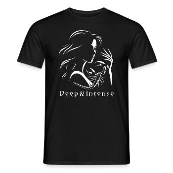 Scorpio Woman - Woman and Scorpio Astrology Design - Men's T-Shirt - black - Front - AI Model Male 178 light (178cm)