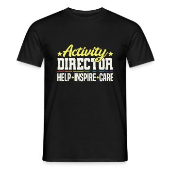 Awesome Activity Director - Männer T-Shirt - Schwarz - Vorne - AI Model Male 178 light (178cm)